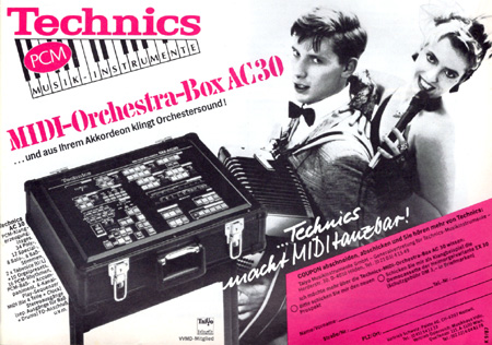 MIDI-Orchestra-Box AC30 ... und aus Ihrem Akkordeon klingt Orchestersound!