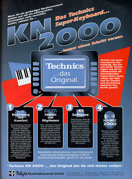KN2000 - Das Technics Super-Keyboard...