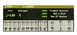 TECHNICS: KN6000: Display