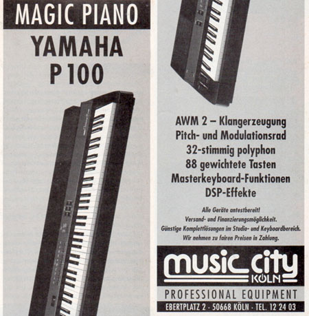 Magic Piano Yamaha P100