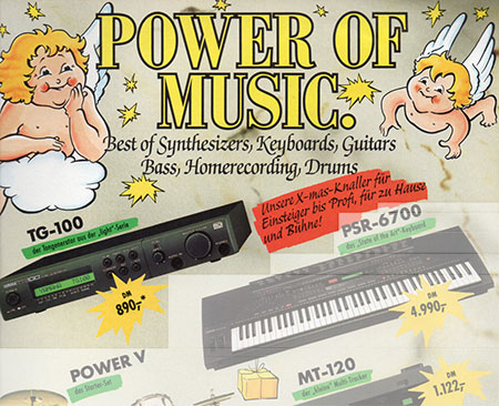 POWER OF MUSIC. TG-100 - Der Tongenerator aus der "light"-Serie