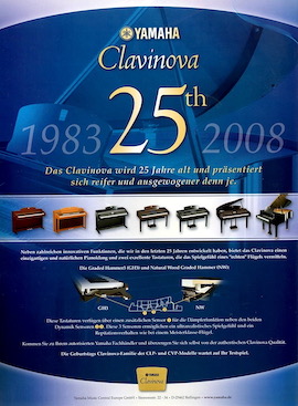 Yamaha Clavinova 25th