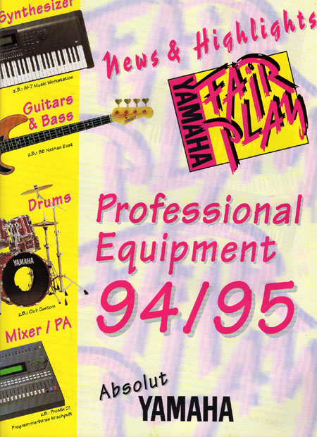 Fair Play - News & Highlights - Professional Equipment 94/95 - Absolute Yamaha