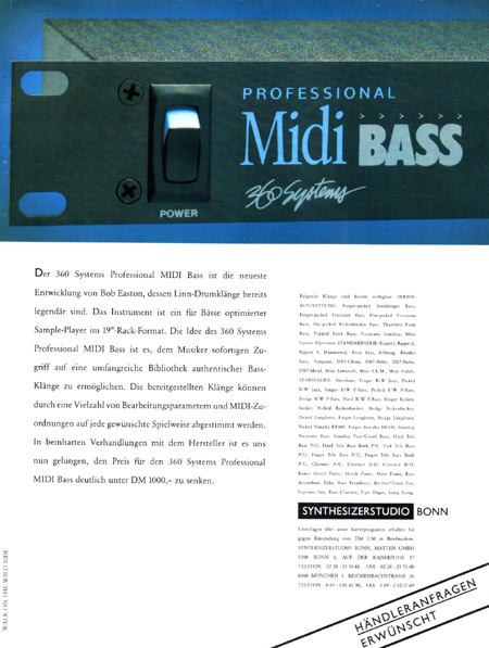 Professional Midi BASS Professional Midi BASS