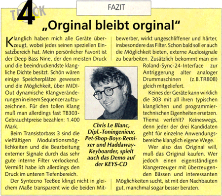 Fazit - Original bleibt Original Fazit - Original bleibt Original