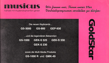 Wir freuen uns, Ihnen unser 95er Vertriebsprogramm vorstellen zu dürfen: ... Wir freuen uns, Ihnen unser 95er Vertriebsprogramm vorstellen zu dürfen: ...