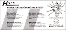 HITEC ... entfesselt Keyboard-Kreativität