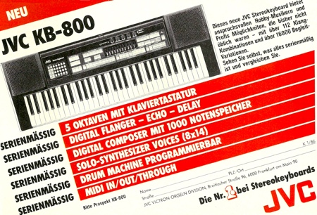 NEU JVC KB-800