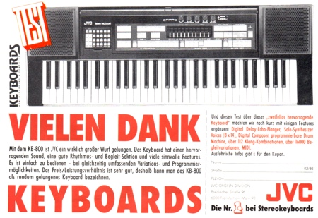 VIELEN DANK ... KEYBOARDS