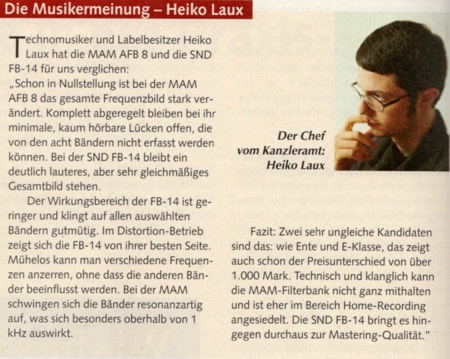 Die Musikermeinung - Heiko Laux Die Musikermeinung - Heiko Laux