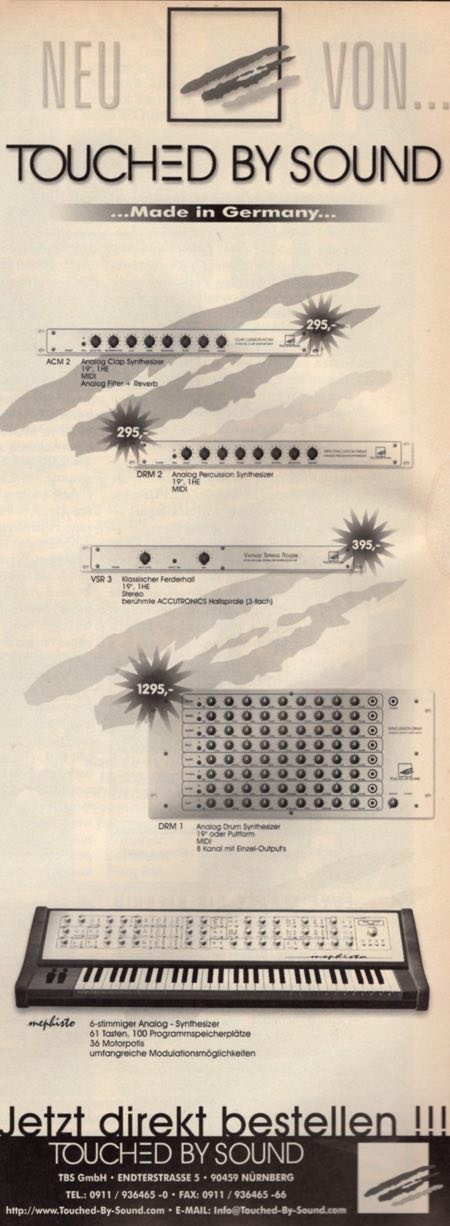 Touched By Sound ...Made in Germany... Touched By Sound ...Made in Germany...