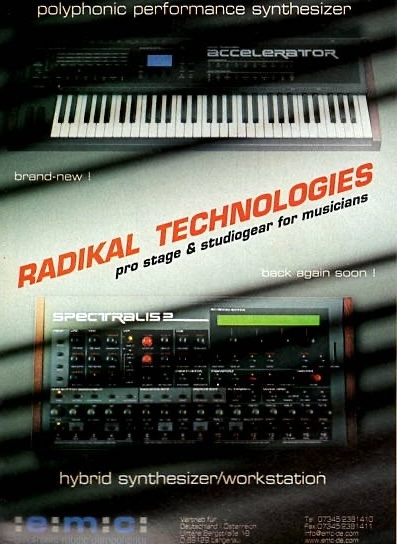 Radikal Technologies pro Stage & studiogear for musicians