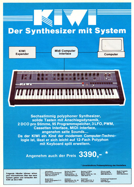 KIWI - Der Synth mit System KIWI - Der Synth mit System