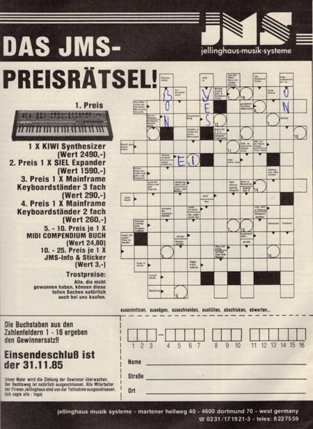 Das JMS-Preisrätsel