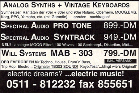 ANALOG SYNTHS + VINTAGE KEYBOARDS