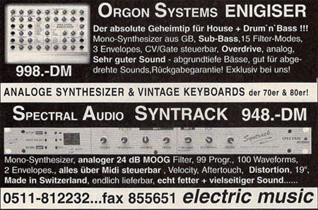 Spectral Audio Syntrack 948.- DM