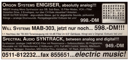 Will Systems MAB-303, jetzt nur noch... 598.-DM!