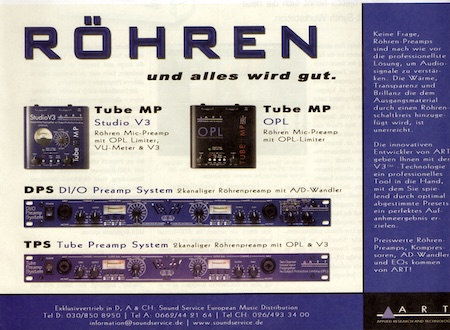 Röhren und alles wird gut.