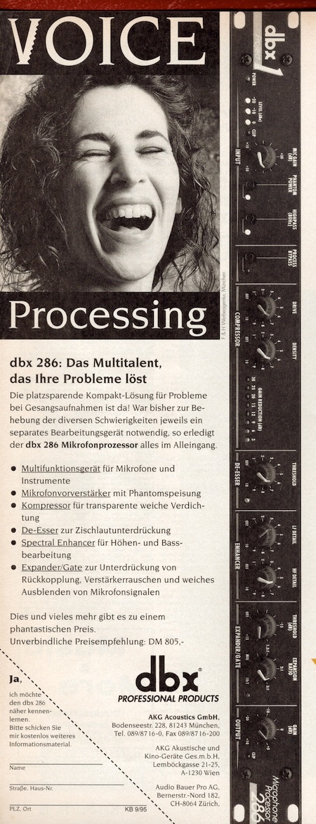 Dbx 286: Das Multitalent, das Ihre Probleme löst