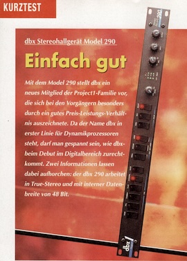 dbx: 290