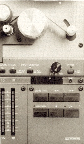 FOSTEX: B-16: Bedienfeld