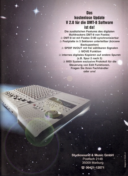 Das kostenlose Update V 2.0 für die DMT-8 Software ist da.