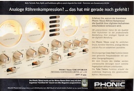 Analoge Röhrenkompression? ... das hat mir gerade noch gefehlt!