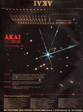 AKAI MG1212 12-Kanal Mixer/Recorder