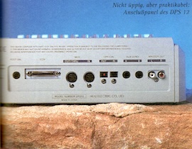 AKAI: DPS-12: Rückansicht