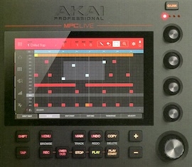 AKAI: MPC-Live: Display