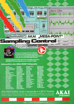 AKAI „MESA-Point” - Sampling Control