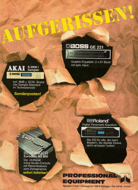 Aufgerissen - Sonderposten! Aufgerissen - Sonderposten!