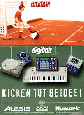 Analog! Digital! Kicken tut beides!