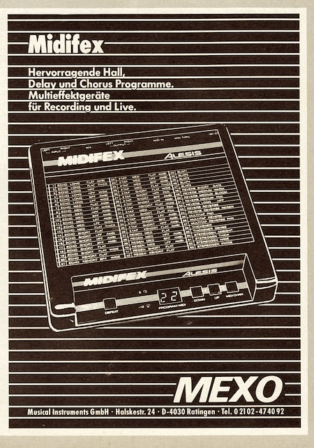 Hervorragende Hall, Delay und Chorus Programme ...