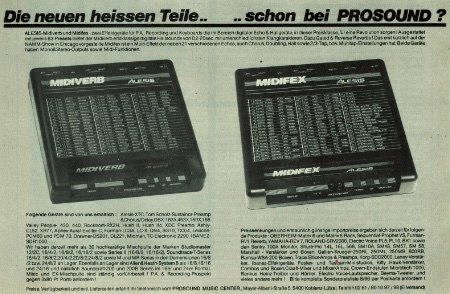 Die neuen heißen Teile .. .. schon bei Prosound ?