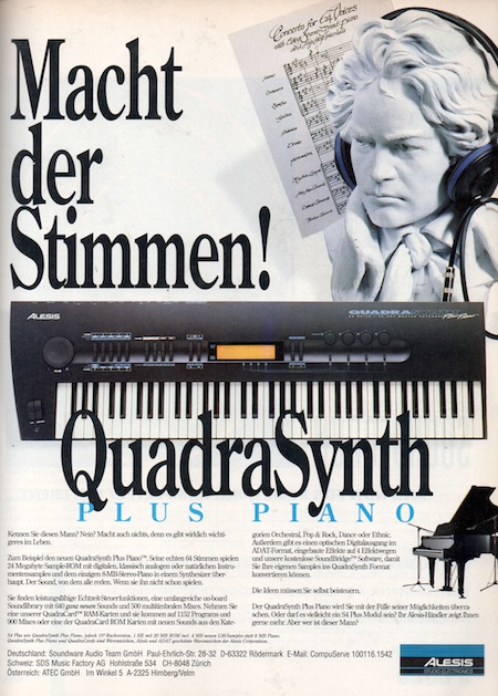 Macht der Stimmen! Quadrasynth PLUS PIANO