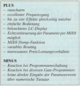 ALESIS: Quadraverb: Bewertung