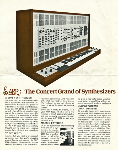 ARP - The ConcertGrand of Synthesizers