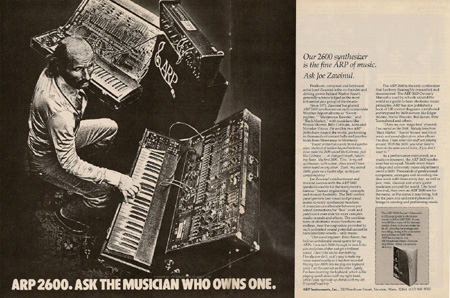 ARP 2600. Ask the Musician who owns one.