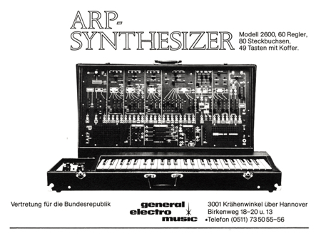 ARP-SYNTHESIZER Modell 2600