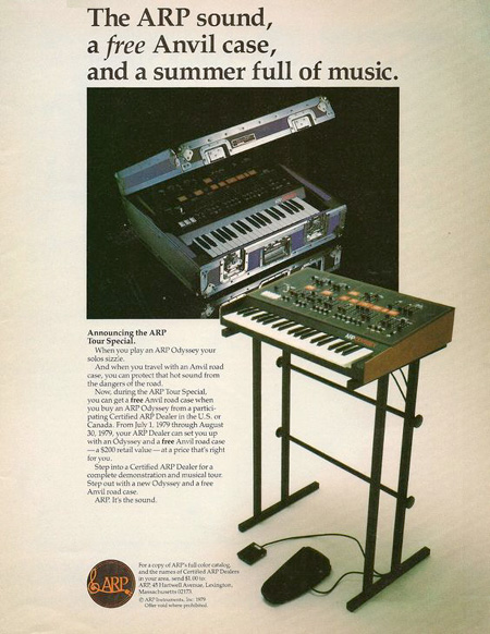 The ARP sound, a free Anvil Case, and a summer full of music.