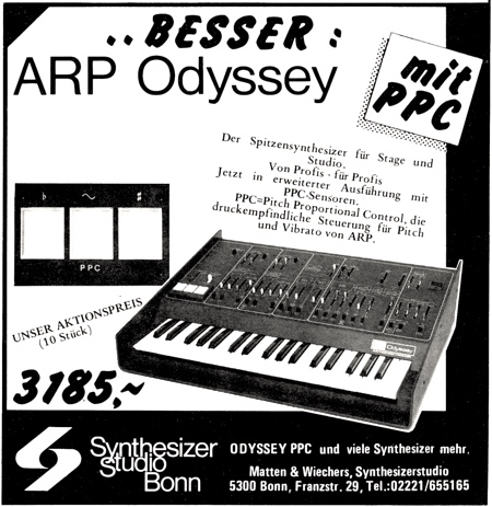 .. Besser: ARP Odyssey