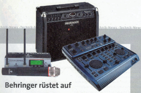 Behringer rüstet auf