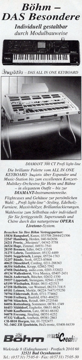 Böhm - DAS Besondere - Individuell gestaltbar durch Modulbauweise - DIAMANT 300 CT Profi light-line