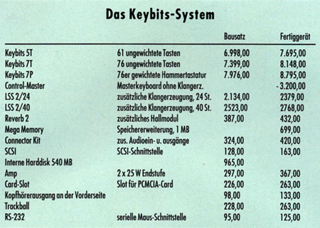 Das Keybits-System