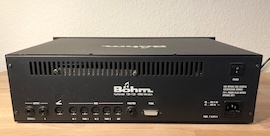 BÖHM: MD-520: Rückseite