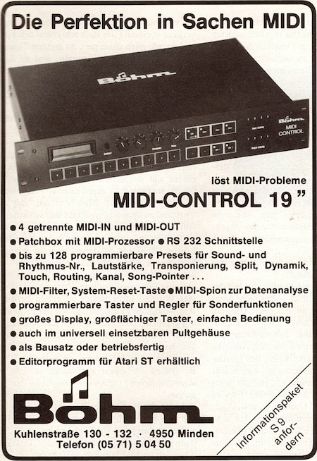 Die Perfektion in Sachen MIDI