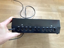 BÖHM: MIDI-Control: Rückansicht