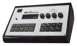 BÖHM: MIDI-Control