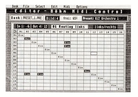 BÖHM: MIDI-Control: Editor